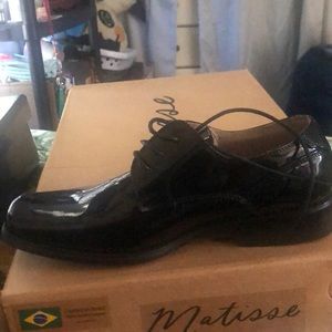 Dress shoes they are black not used size 6